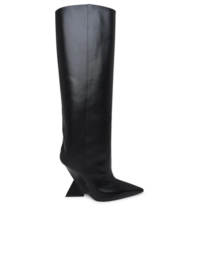 Shop Attico The  Woman The  Cheope Black Leather Boots