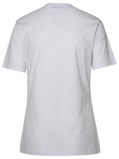 Shop Versace Woman  Medusa White Cotton T-shirt