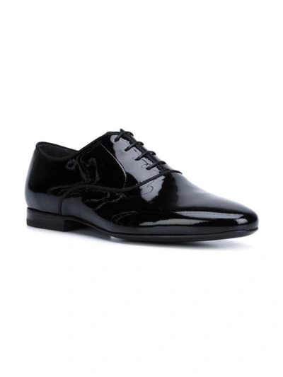 Shop Lanvin Classic Oxford Shoes - Black