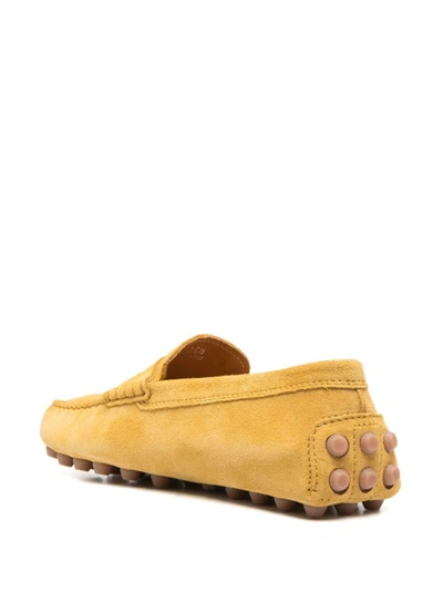 Shop Tod's Bubble Rubber. Shoes In Yellow &amp; Orange