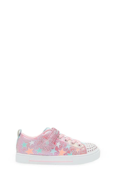 Shop Skechers Kids' Twinkle Sparks Light-up Sneaker In Pink/ Multi