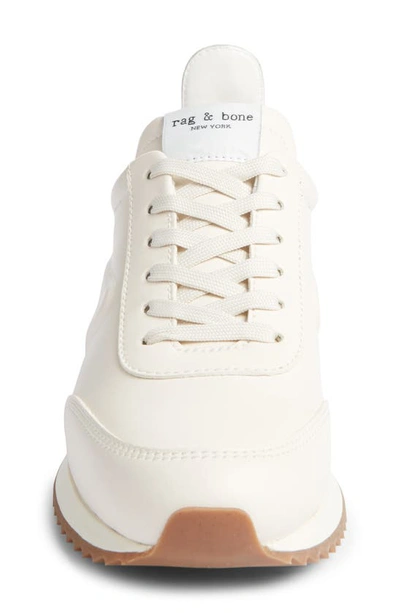 Rag & Bone Off-white Retro Runner Sneakers In Birch