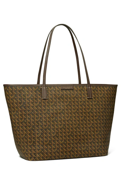 Shop Tory Burch Ever-ready Zip Tote In Chocolate