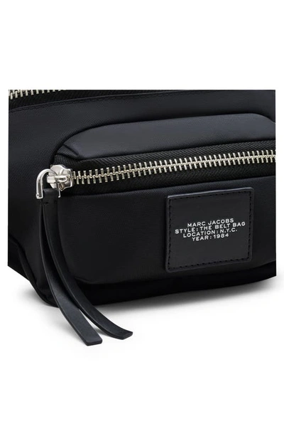 Marc Jacobs The Biker Nylon Belt Bag In Black