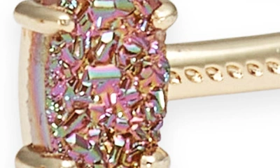 Shop Kendra Scott Grayson Drusy Cuff Bracelet In Gold Spice Drusy