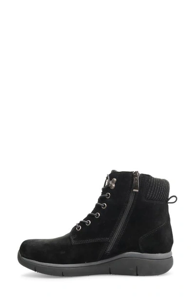 Shop Propét Scarlet Water Repellent Lace-up Boot In Black