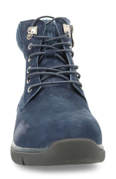 Shop Propét Scarlet Water Repellent Lace-up Boot In Navy