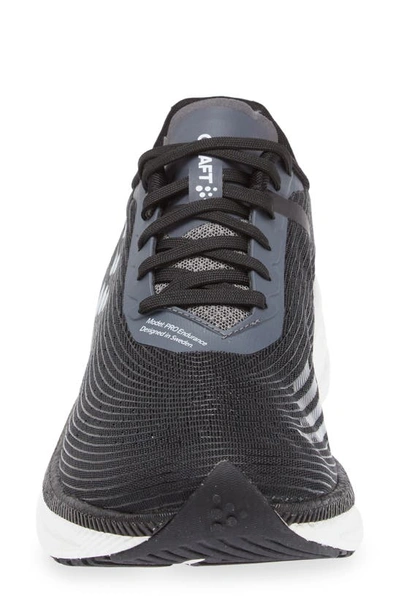 Shop Craft Pro Endur Distance Running Shoe In Black/ White