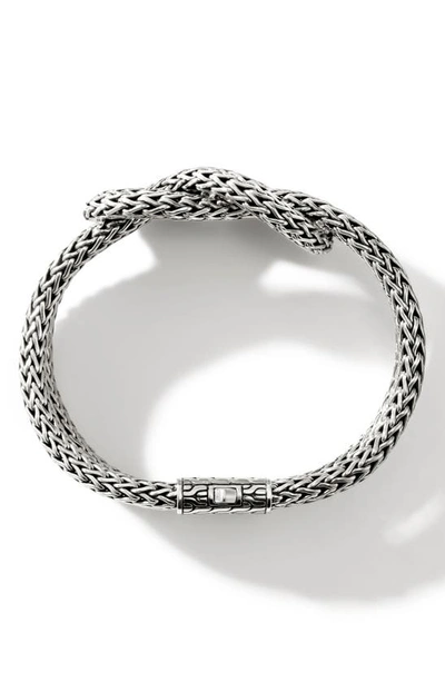 John Hardy Classic Chain Knot Layered Rope Bracelet In Silver