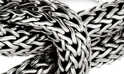 John Hardy Classic Chain Knot Layered Rope Bracelet In Silver