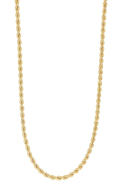 Shop Bony Levy 14k Gold Rope Chain Necklace In 14k Yellow Gold
