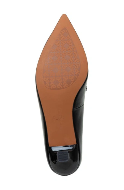 Linea Paolo Calisto Pointed Toe Loafer Pump In Black