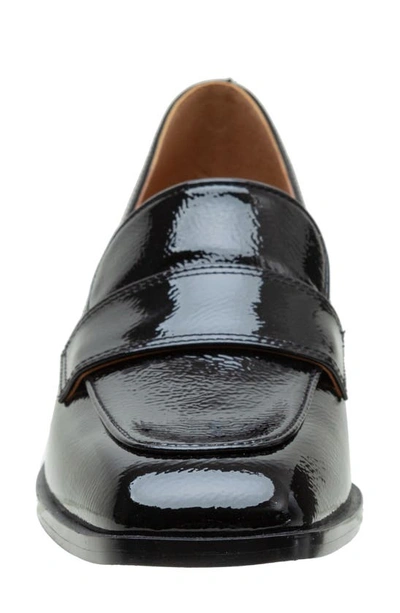 Linea Paolo Malone Loafer Pump In Black Patent