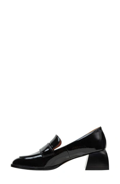 Shop Linea Paolo Malone Loafer Pump In Black Patent