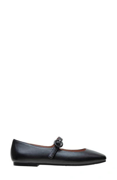 Linea Paolo Mona Mary Jane Flat In Black