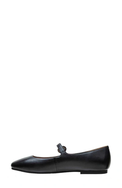 Linea Paolo Mona Mary Jane Flat In Black