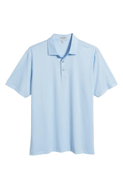 Shop Peter Millar Crown Sport Merrimon Performance Jersey Polo In Cottage Blue