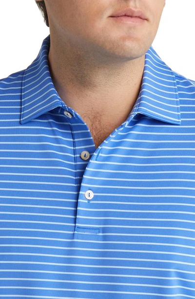 Shop Peter Millar Drum Performance Jersey Polo In Sapphire