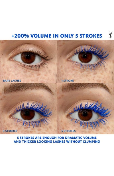 Saint Laurent Lash Clash Extreme Volume Mascara Electric Blue 0.3 oz / 9 ml In 04 Electric Blue