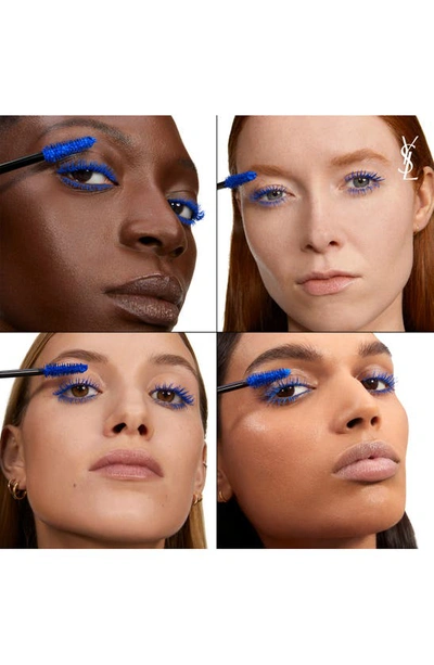 Saint Laurent Lash Clash Extreme Volume Mascara Electric Blue 0.3 oz / 9 ml In 04 Electric Blue