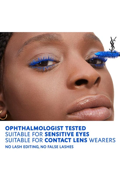 Saint Laurent Lash Clash Extreme Volume Mascara Electric Blue 0.3 oz / 9 ml In 04 Electric Blue