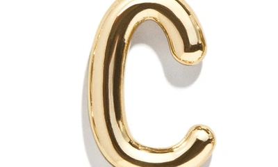 Shop Baublebar Bubble Initial Necklace In Gold C