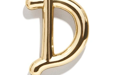 Shop Baublebar Bubble Initial Necklace In Gold D
