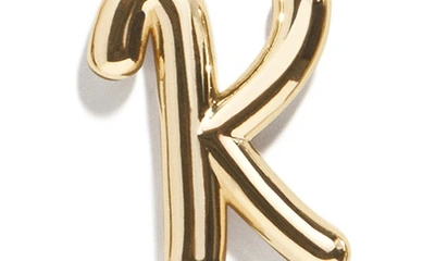 Shop Baublebar Bubble Initial Necklace In Gold K