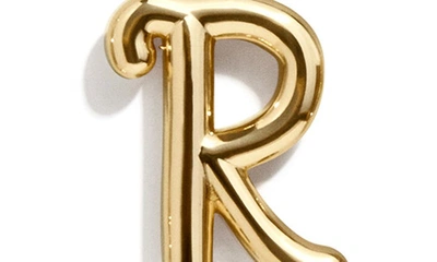 Shop Baublebar Bubble Initial Necklace In Gold R