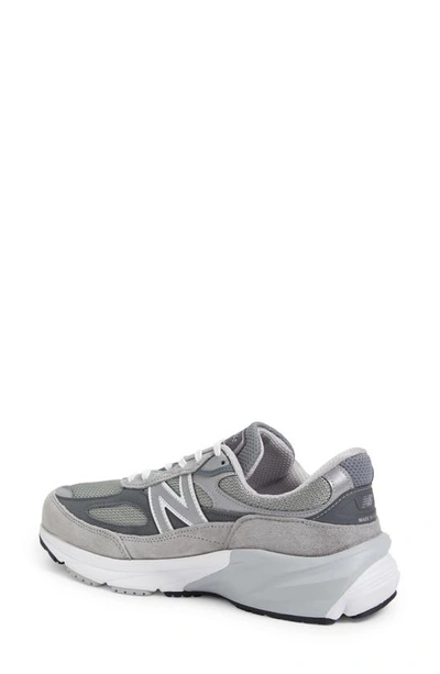 Shop New Balance 990v6 Core Running Shoe In Grey/ Grey