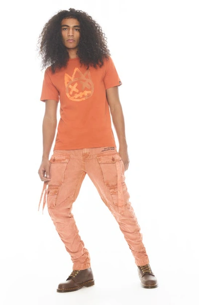 Cult Of Individuality Paintbrush Shimuchan Logo Graphic T-shirt In Rust