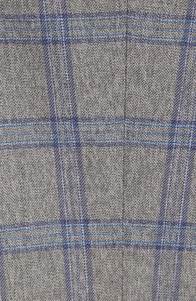 Johnny Bigg Patterson Windowpane Stretch Sport Coat In Grey