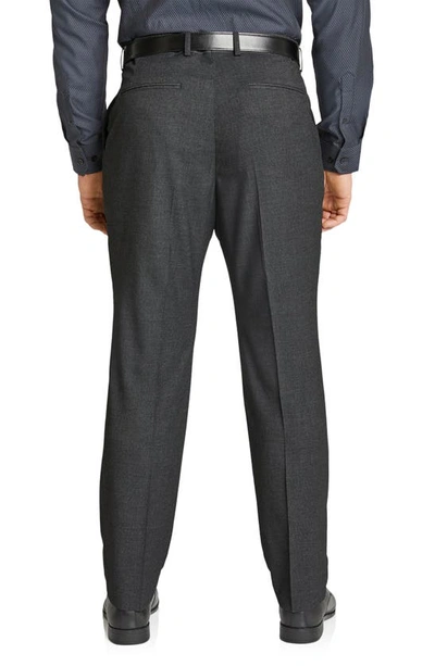 Shop Johnny Bigg Matteo High Waist Regular Fit Dress Pants In Charcoal