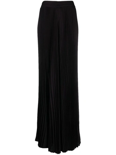 Shop Alice And Olivia Alice + Olivia Pleated Trousers In Black