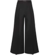 VALENTINO High-waisted wool-blend trousers