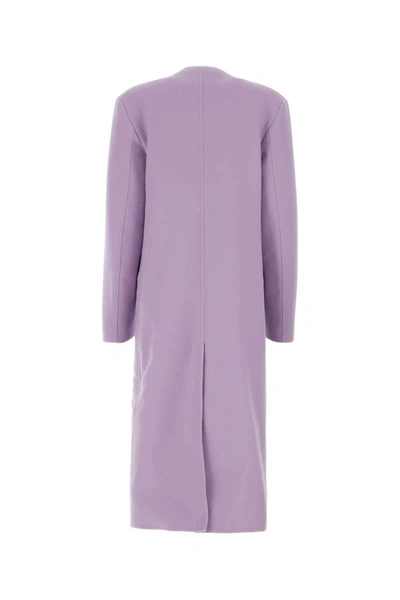 Shop Jil Sander Coats In Purple