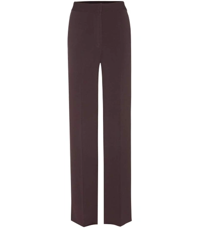 Burberry Jersey Trousers In Brown