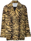 ADAM LIPPES Tiger Jacquard Coat,216916TI