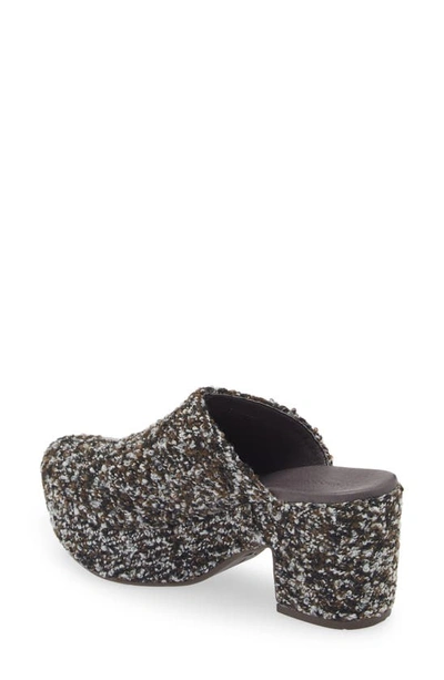 Shop Chocolat Blu Gertie Platform Clog In Brown Multi Tweed