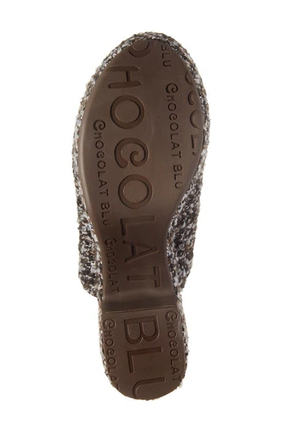 Chocolat Blu Gertie Platform Clog In Brown Multi Tweed