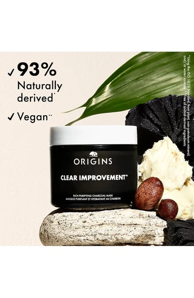 Shop Origins Clear Improvement Rich Purifying Charcoal Mask