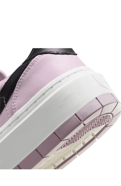 Shop Jordan Air  1 Elevate Sneaker In Iced Lilac/ Black/ Sail