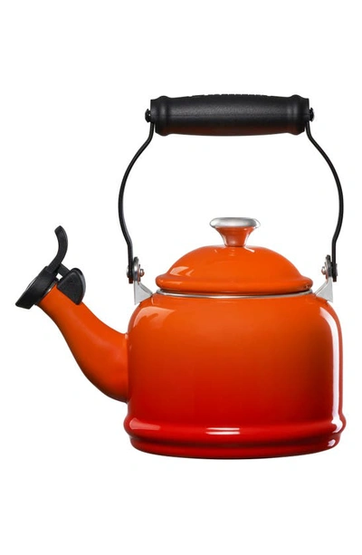 Shop Le Creuset Demi Kettle In Flame