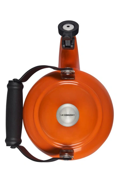 Shop Le Creuset Demi Kettle In Flame