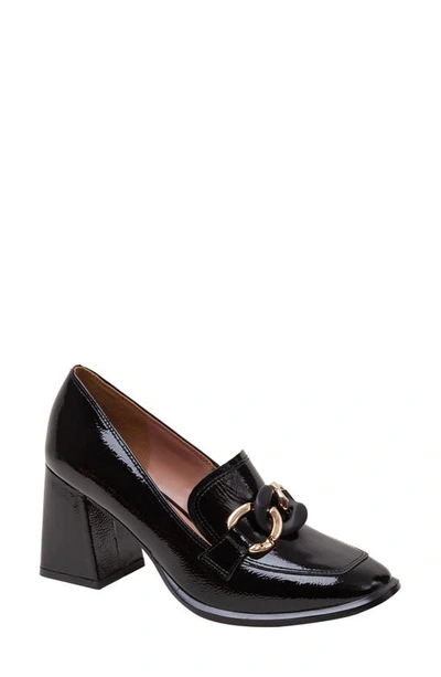 Shop Linea Paolo Cece Block Heel Loafer In Black