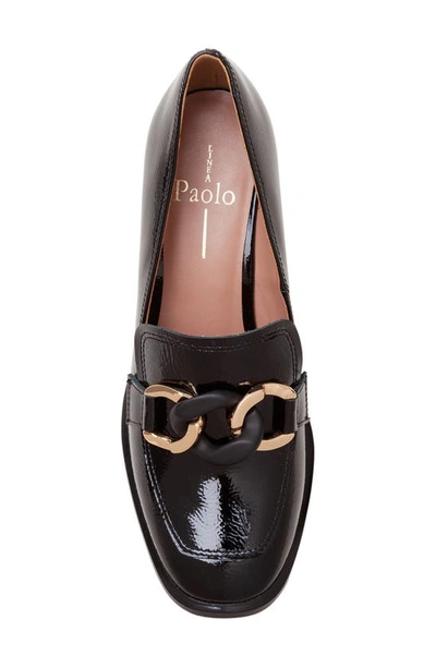 Shop Linea Paolo Cece Block Heel Loafer In Black