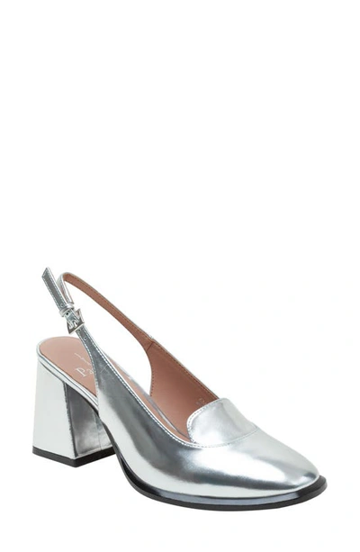 Shop Linea Paolo Bernice Slingback Pump In Silver