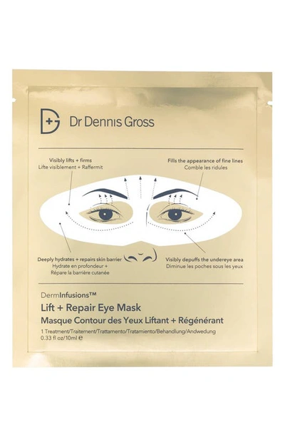 Shop Dr Dennis Gross Skincare Derminfusions Lift + Repair Eye Mask, 4 Count