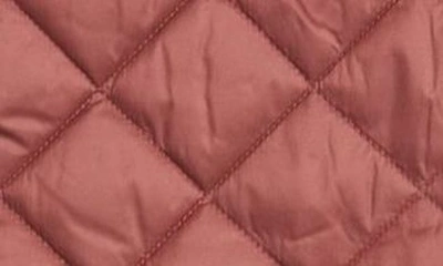 Shop Peter Millar Essex Water Resistant Quilted Travel Vest In Cranberry