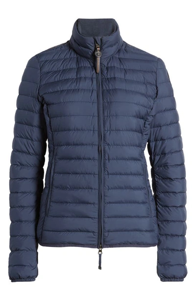 Shop Parajumpers Geena Quilted Water Repellent 600-fill-power Down Jacket In Navy